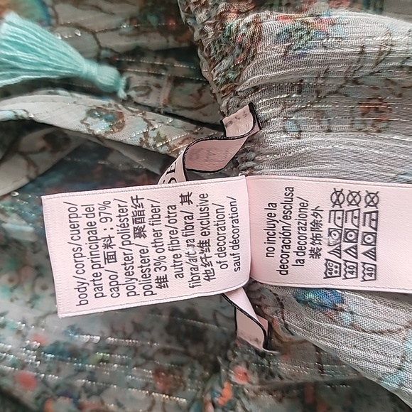 Victoria's Secret Dream Angels Ruffle Chiffon Shimmer Tank Top Size Size Small - Picture 10 of 13